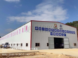 中交二公局平南高速公路1号钢筋加工厂